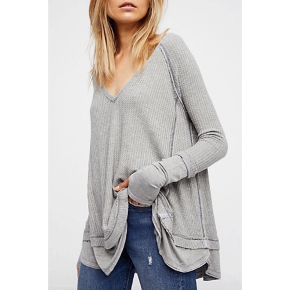 Free People Laguna thermal in grey